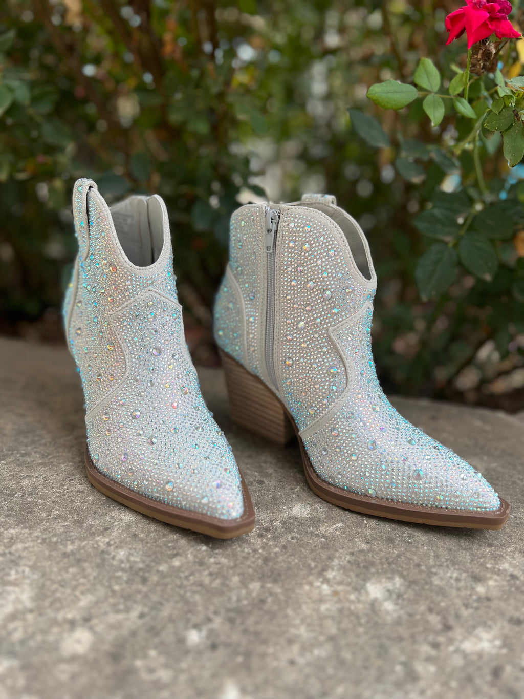 The Silver Stroke of Midnight Booties | gussieduponline