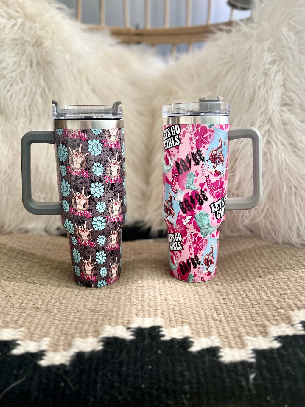 Punchy Rodeo Babes Tumblers | gussieduponline
