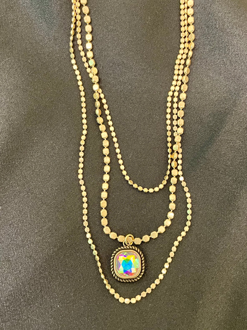 Panache Gold Drop Necklace | gussieduponline