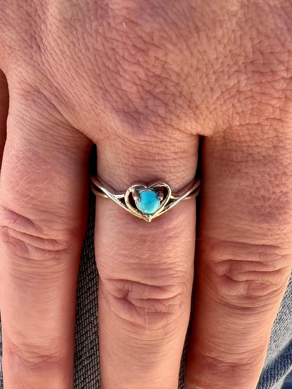 Tallulah Handcrafted  Sterling Silver Navajo Ring | gussieduponline