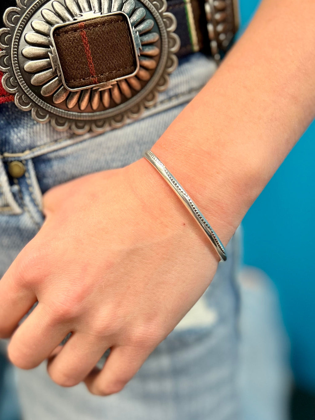 Bad To The Bone Sterling Cuff | gussieduponline