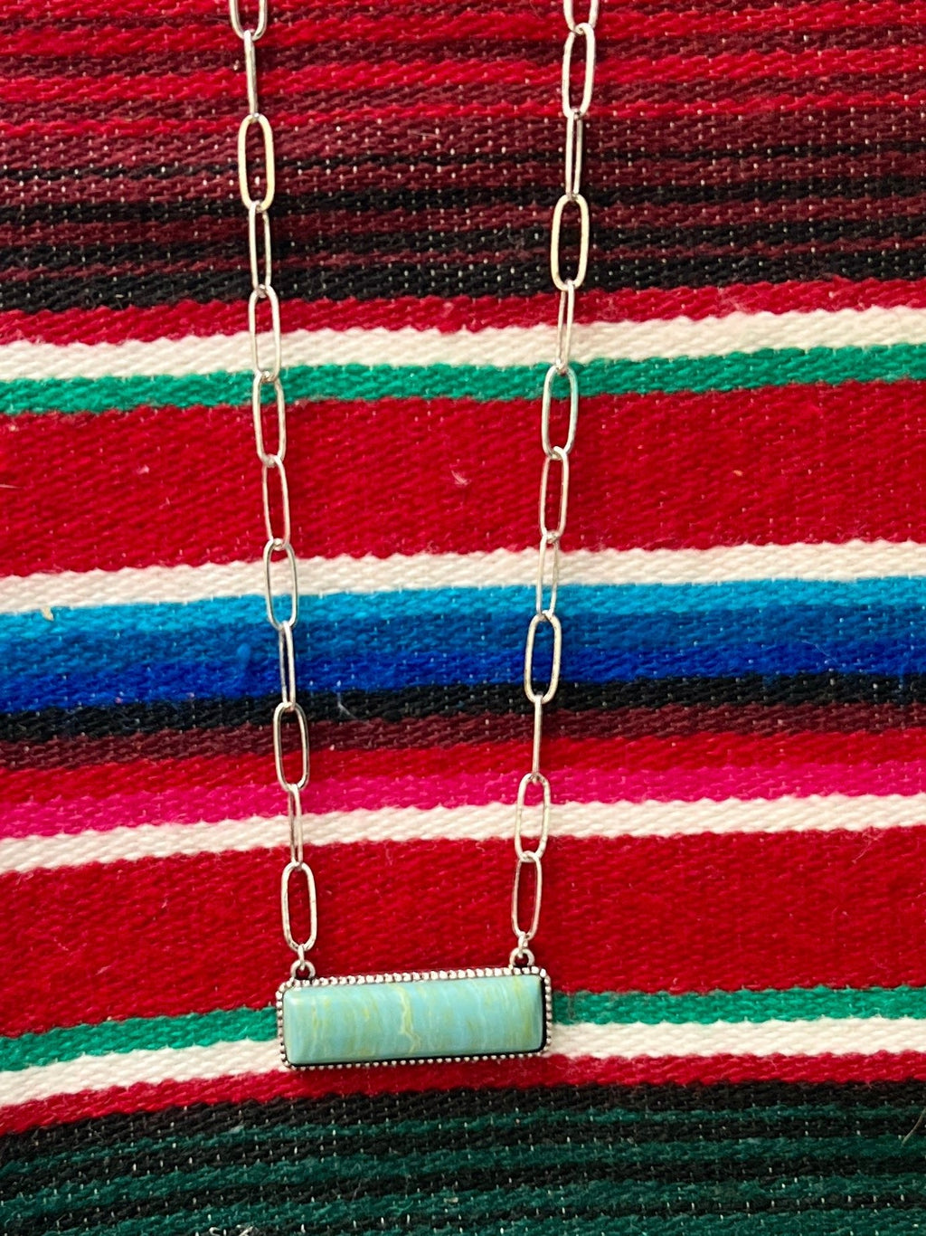 Turquoise Chained to Me Necklace | gussieduponline