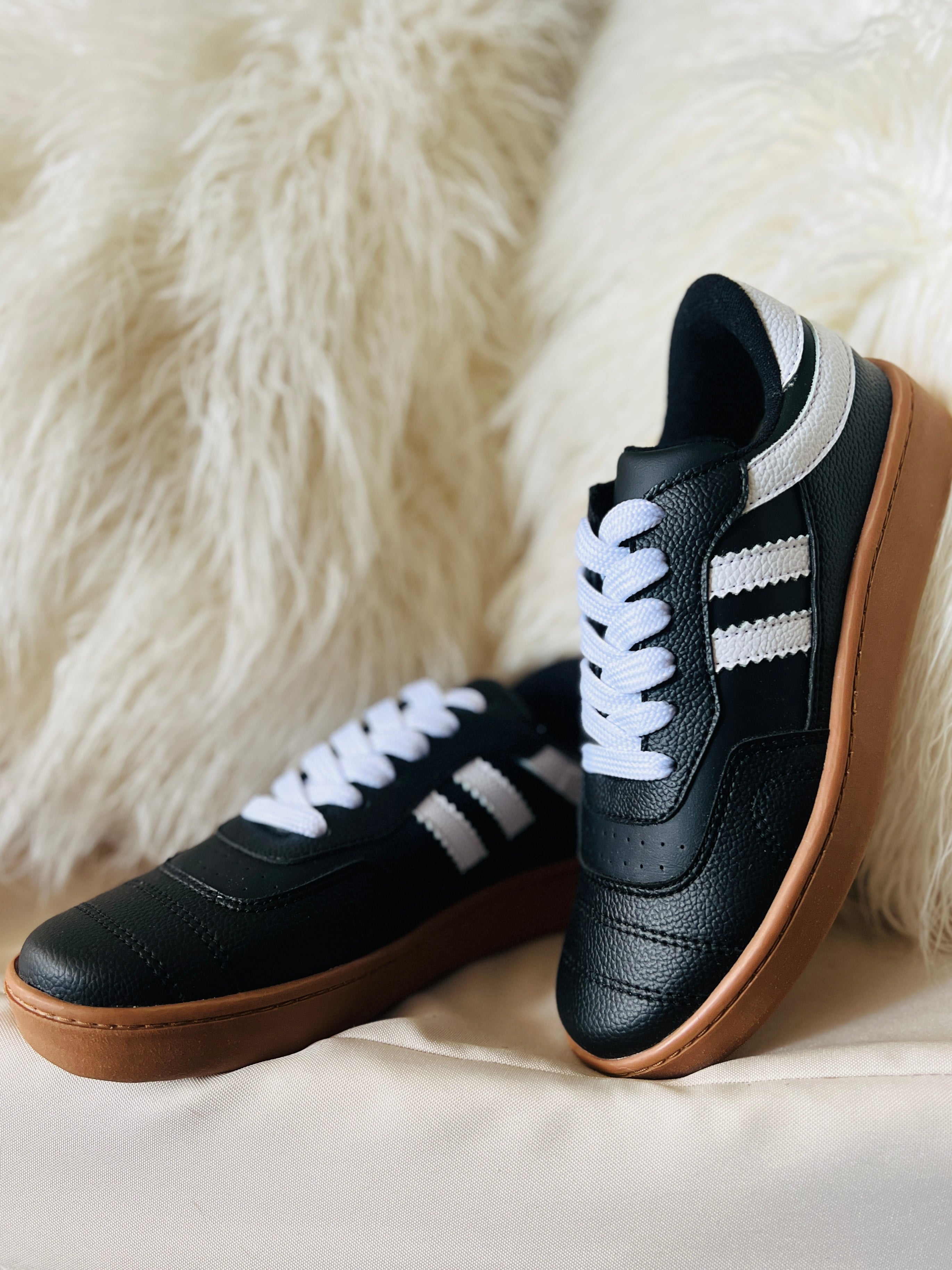 Blackened Ask Me Nicely Sneakers I Gussieduponline – gussied up online