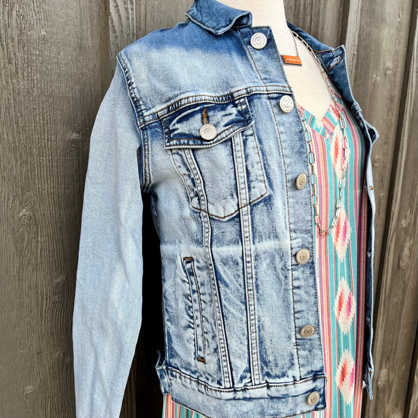 The Vintage Denim Jacket* – gussied up online