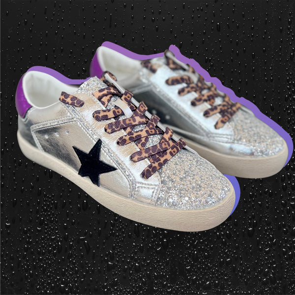 Paula Sneaker- Golden Glitter