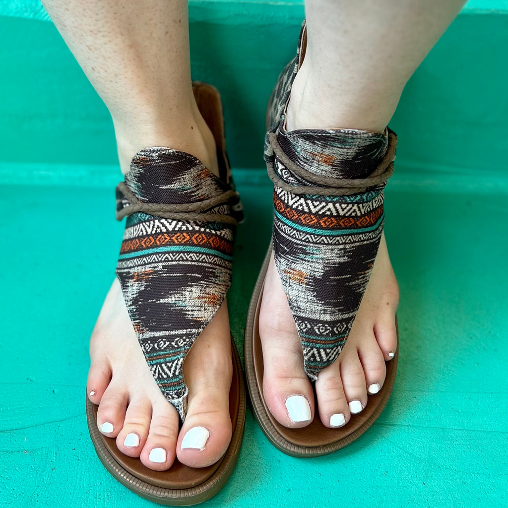 Wild About My Tribe Sandals* | gussieduponline