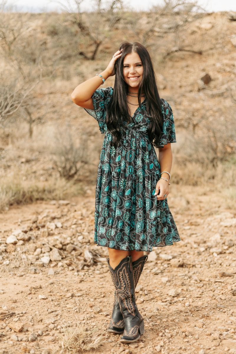 Sterling Kreek Navajo Country Dress | Gussied Up Online XS Sterling Kreek Navajo Country Dress | Gussied Up Online XS