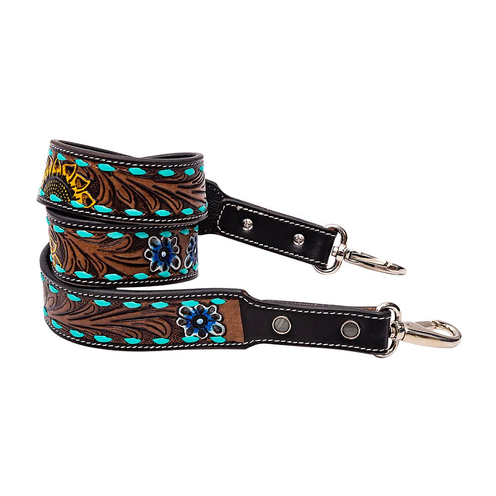 Pony Way Hand Tooled Leather Strap | gussieduponline