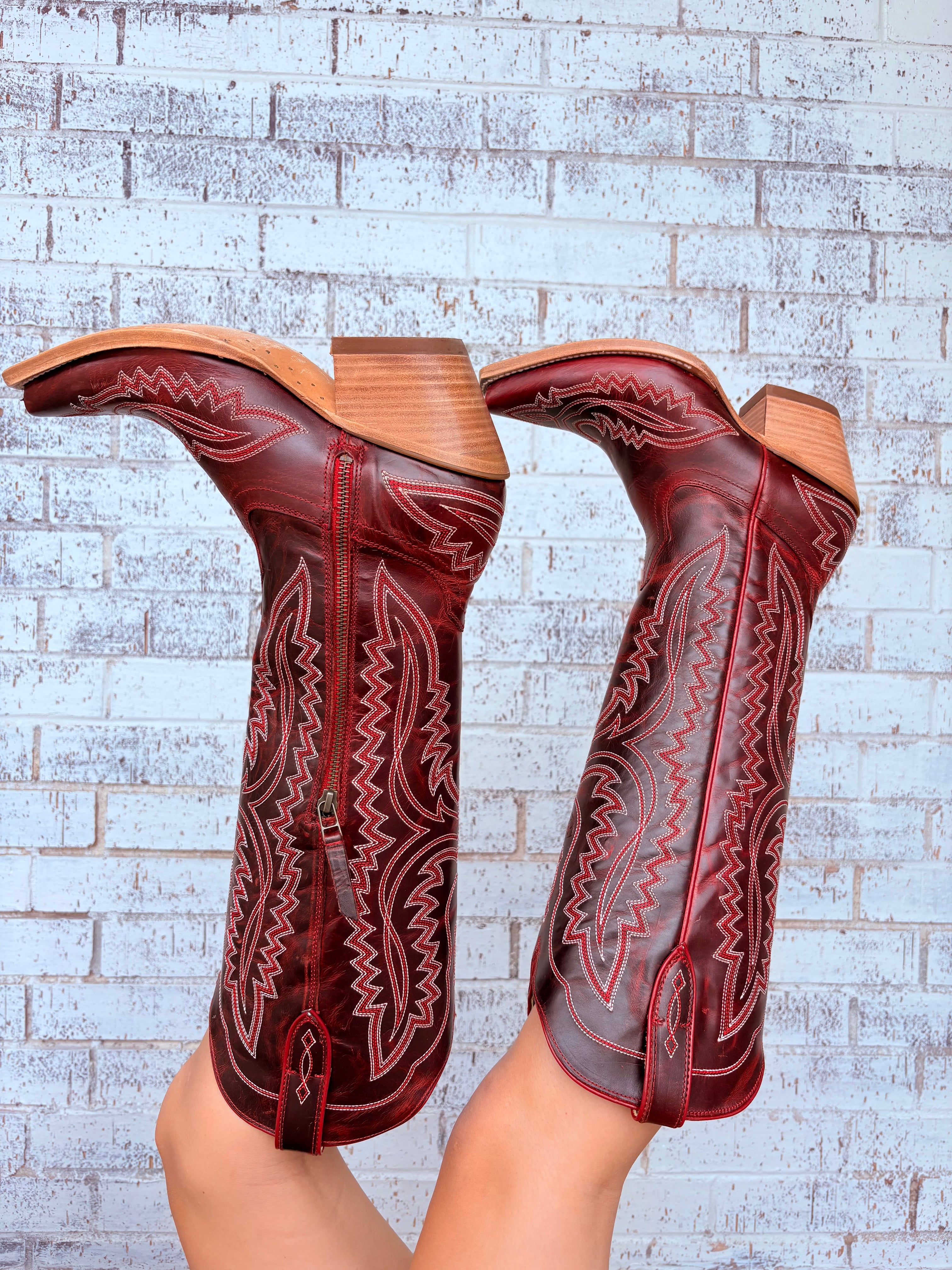 Women's Ariat Red Casanova XToe Boots I Gussied Up Online Boutique