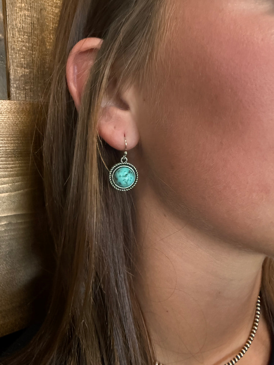 10mm Turquoise Earrings