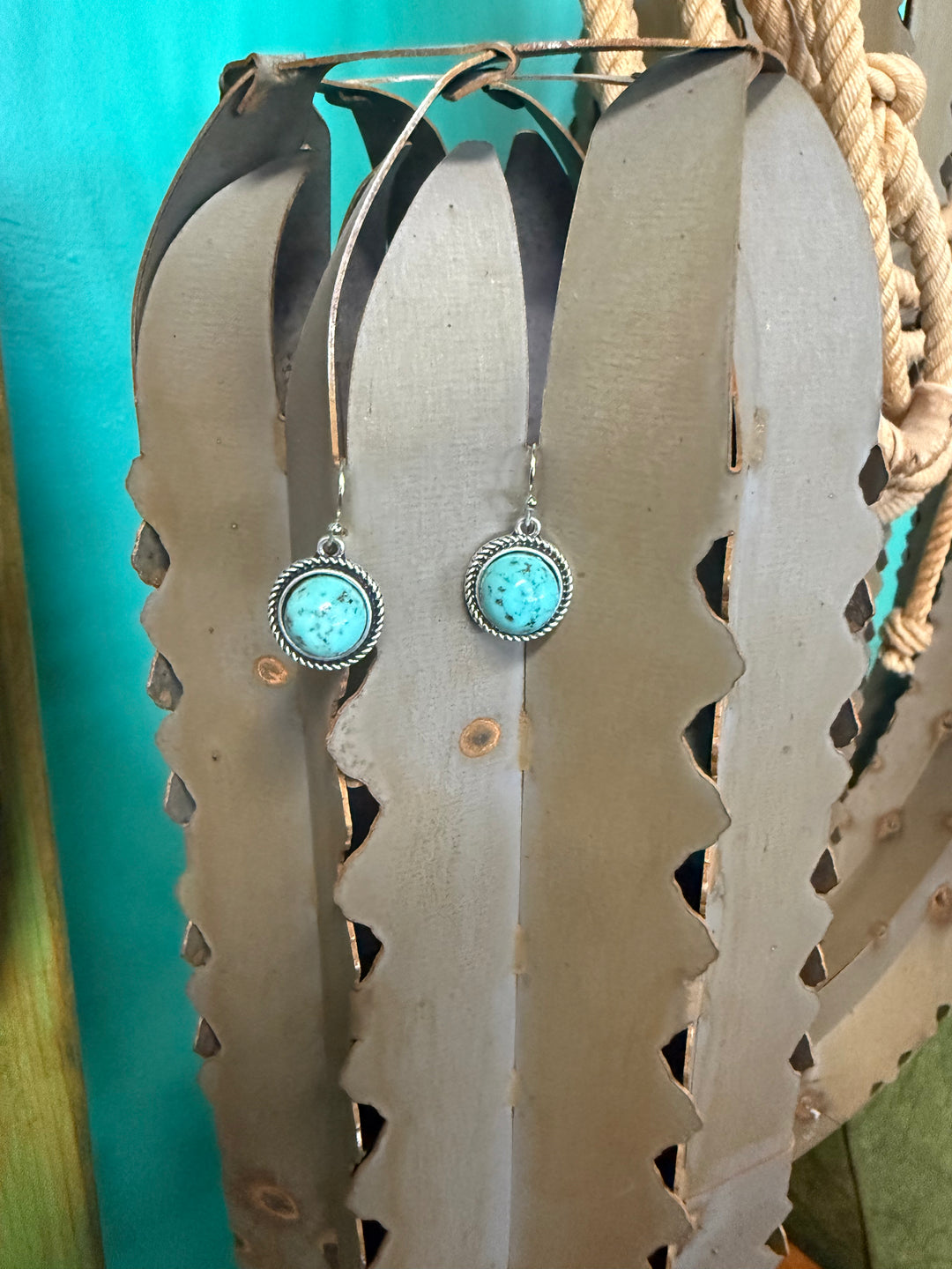 10mm Turquoise Earrings
