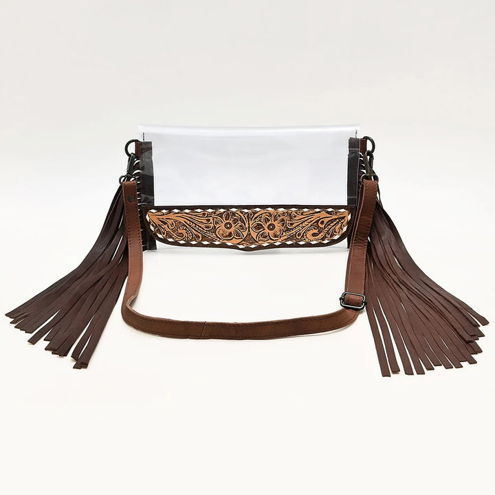 American Darling Clear Genuine Leather Western Bag