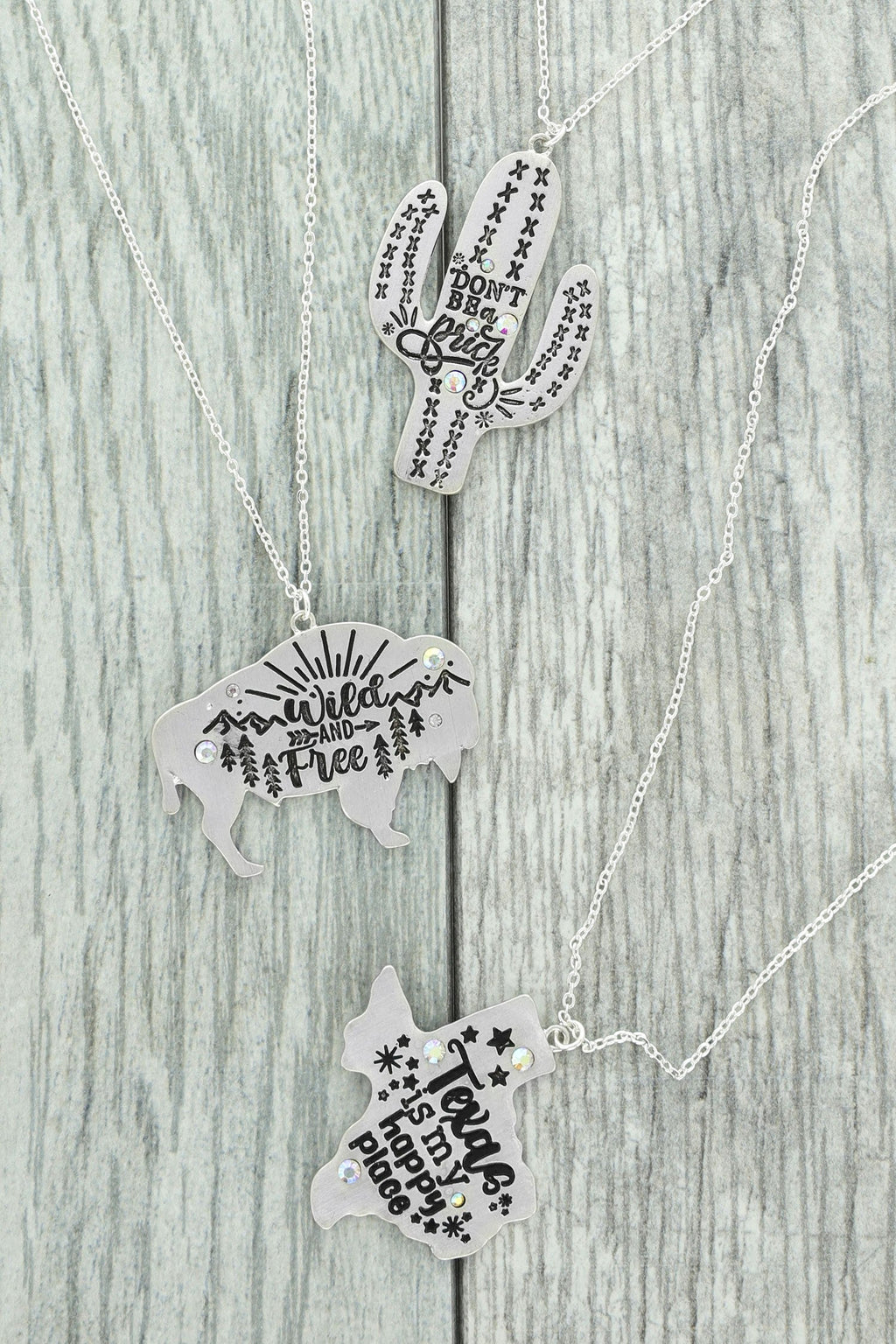 Cursive Sayings Necklaces | gussieduponline