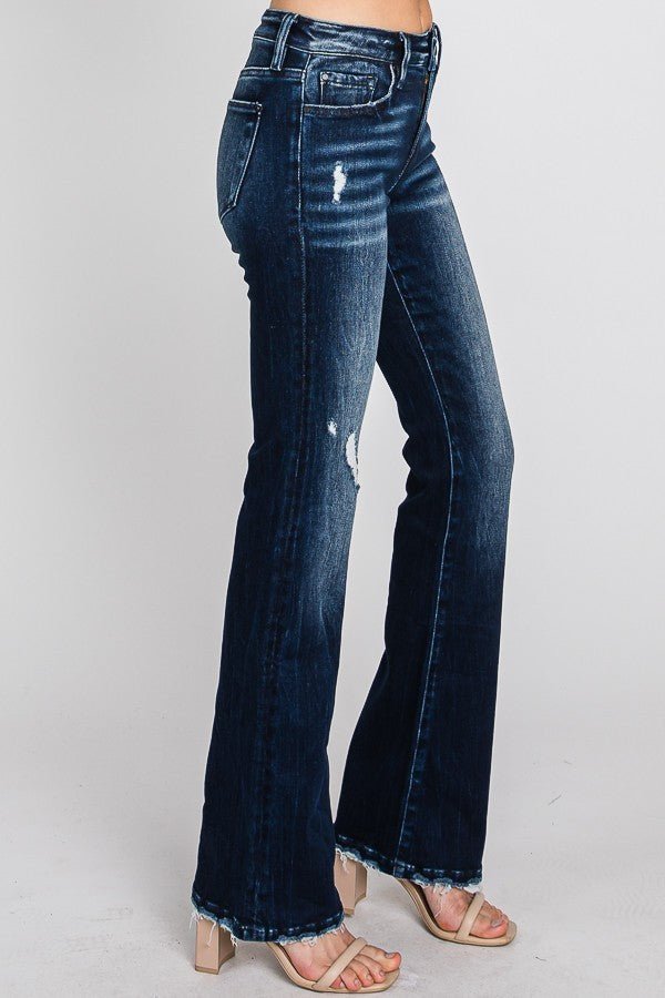 Mid Rise Stretch Classic Bootcut Jeans