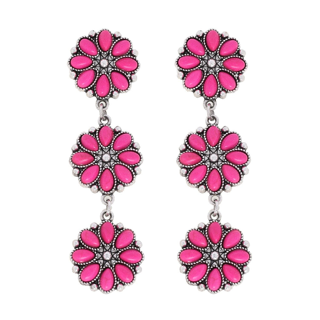 Western Petals Earrings | gussieduponline