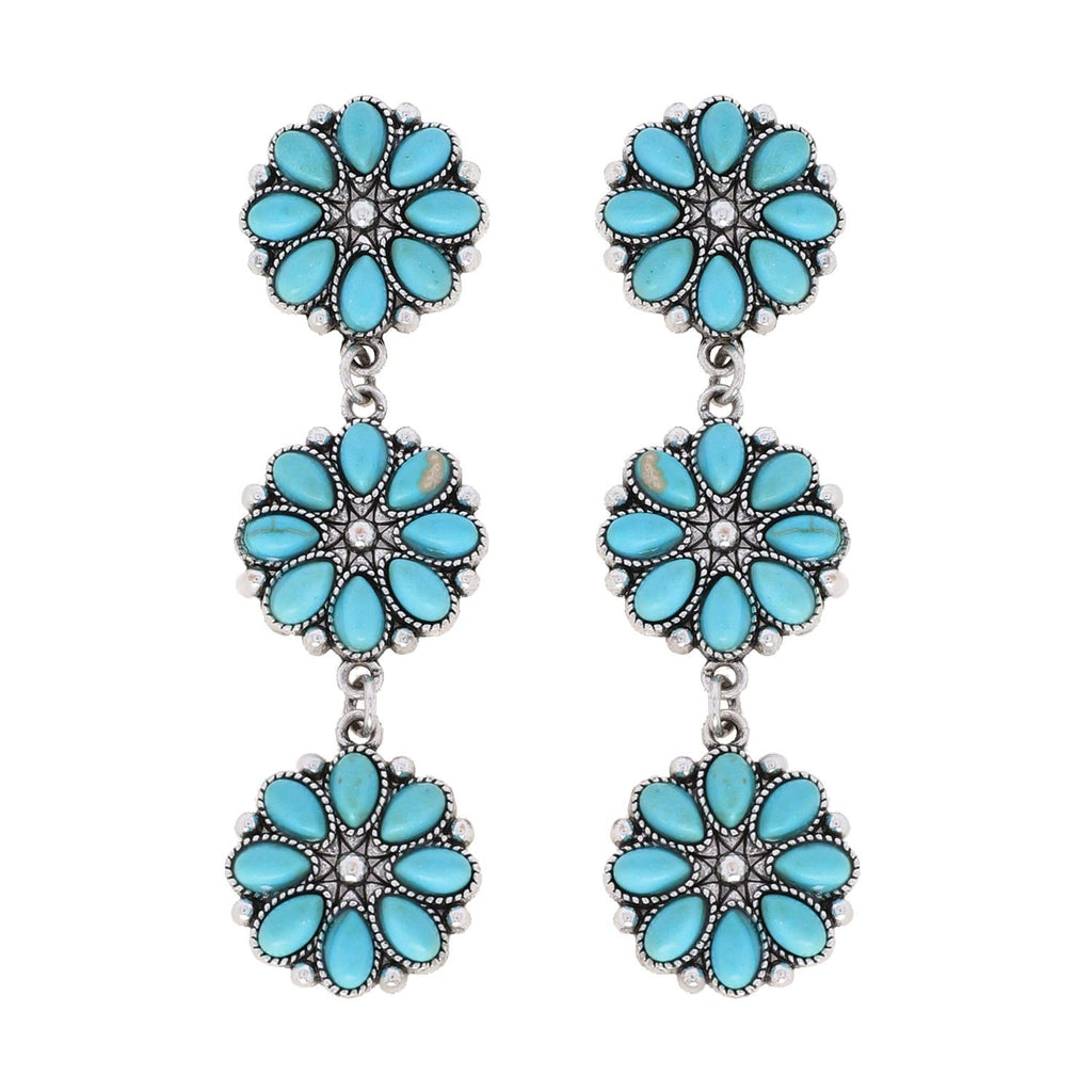 Western Petals Earrings | gussieduponline