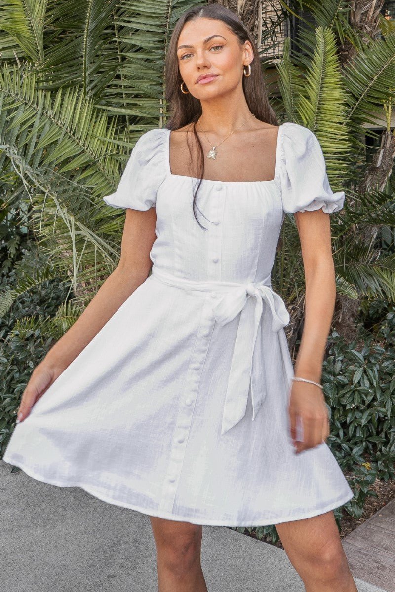 Emilia Linen Dress | gussieduponline