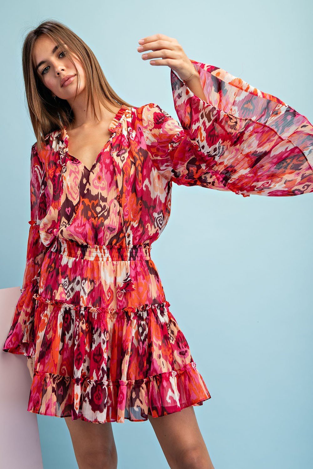 Pink Southern Bell Mini Dress | gussieduponline