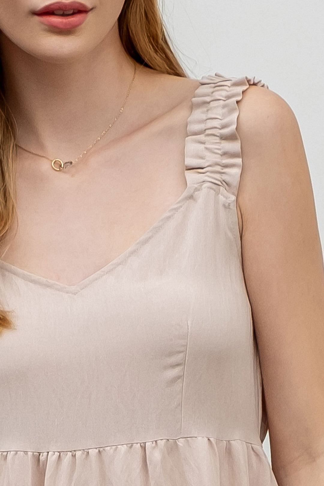 Effortlessly Khaki Dress | gussieduponline