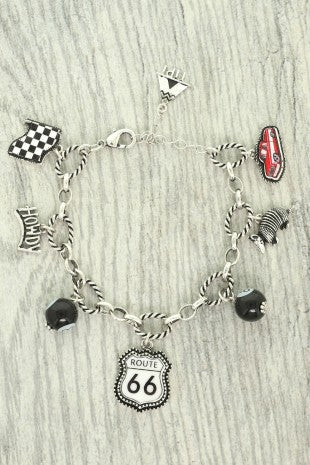 Western Route 66 Theme Bracelet