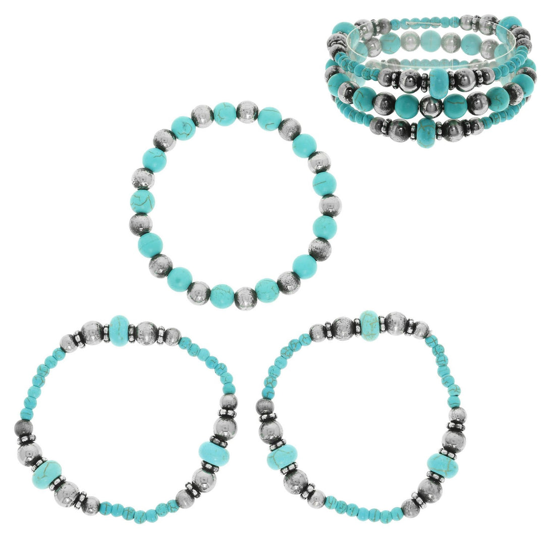Western Multi Strand Beaded Bracelet