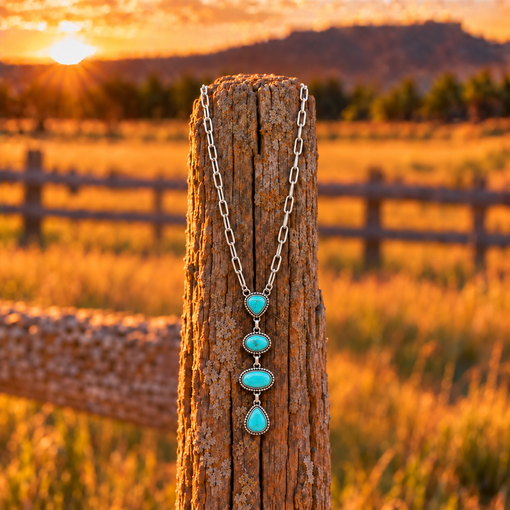 Golden Hour Turquoise Necklace- 3 Colors