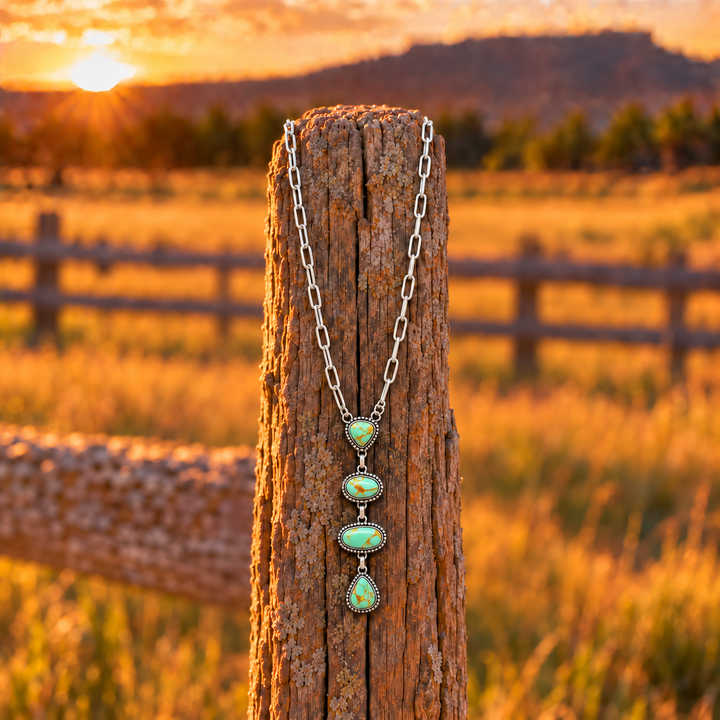 Golden Hour Turquoise Necklace- 3 Colors