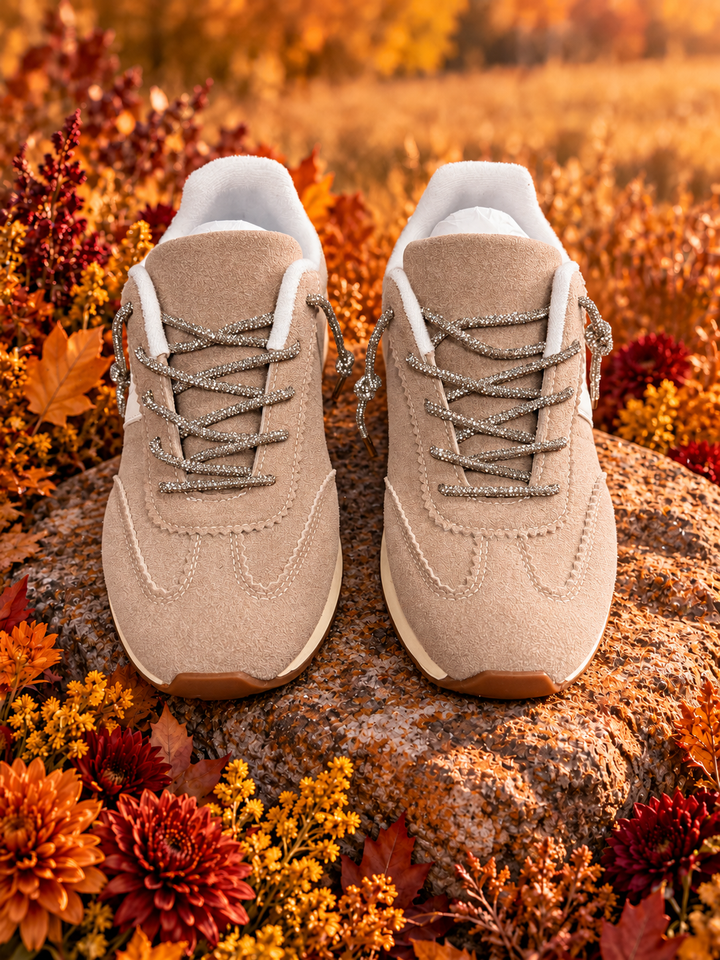 Justine Taupe Sneakers