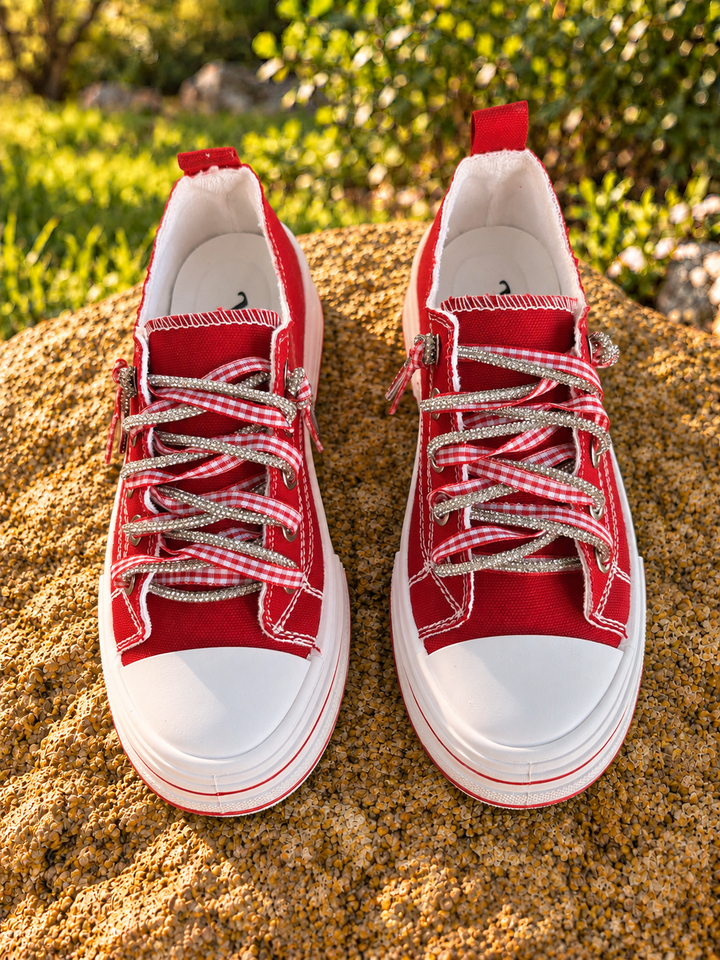 Very G Aman Double Red Sneakers