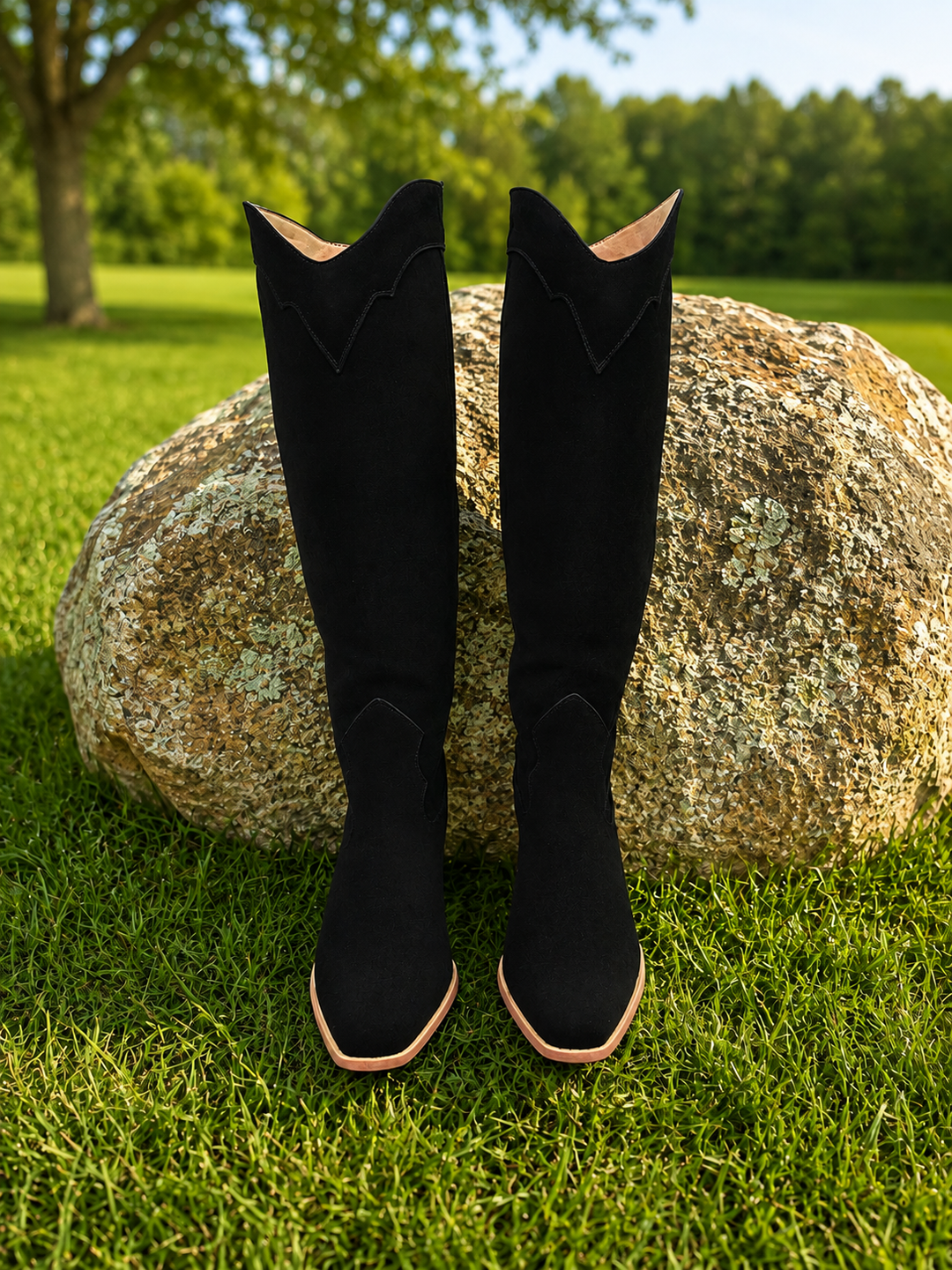 Midnight Black Classy Boots