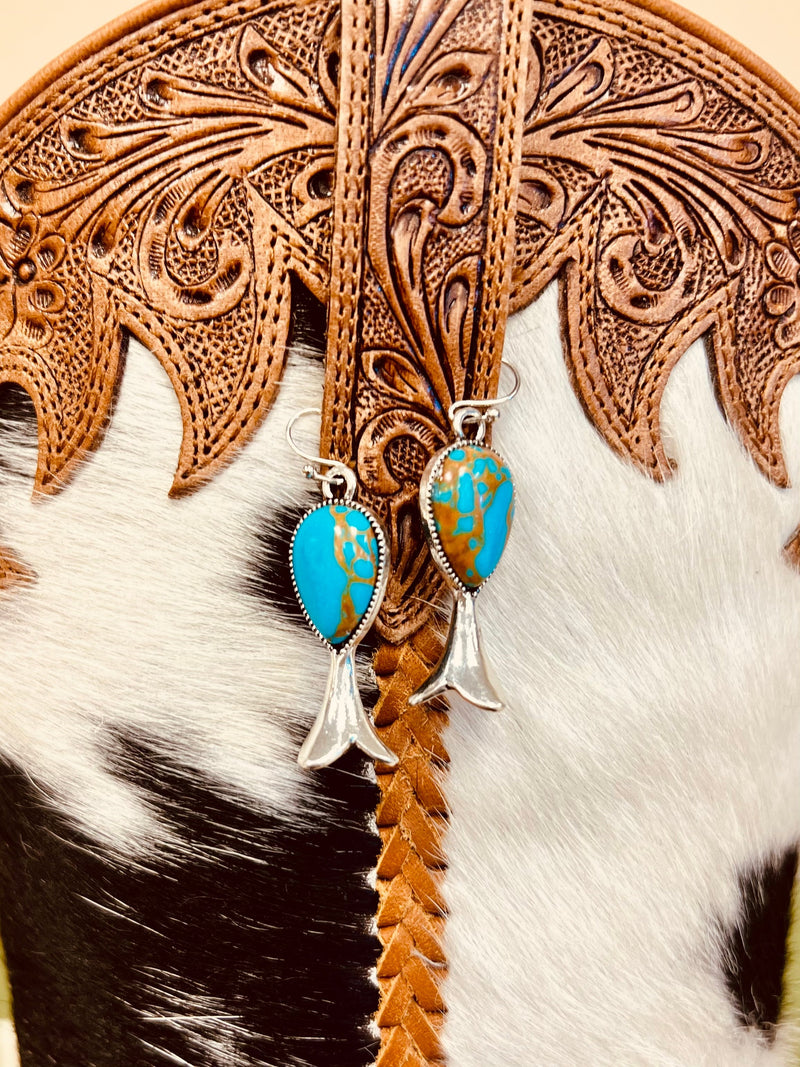 Turquoise Country Earrings