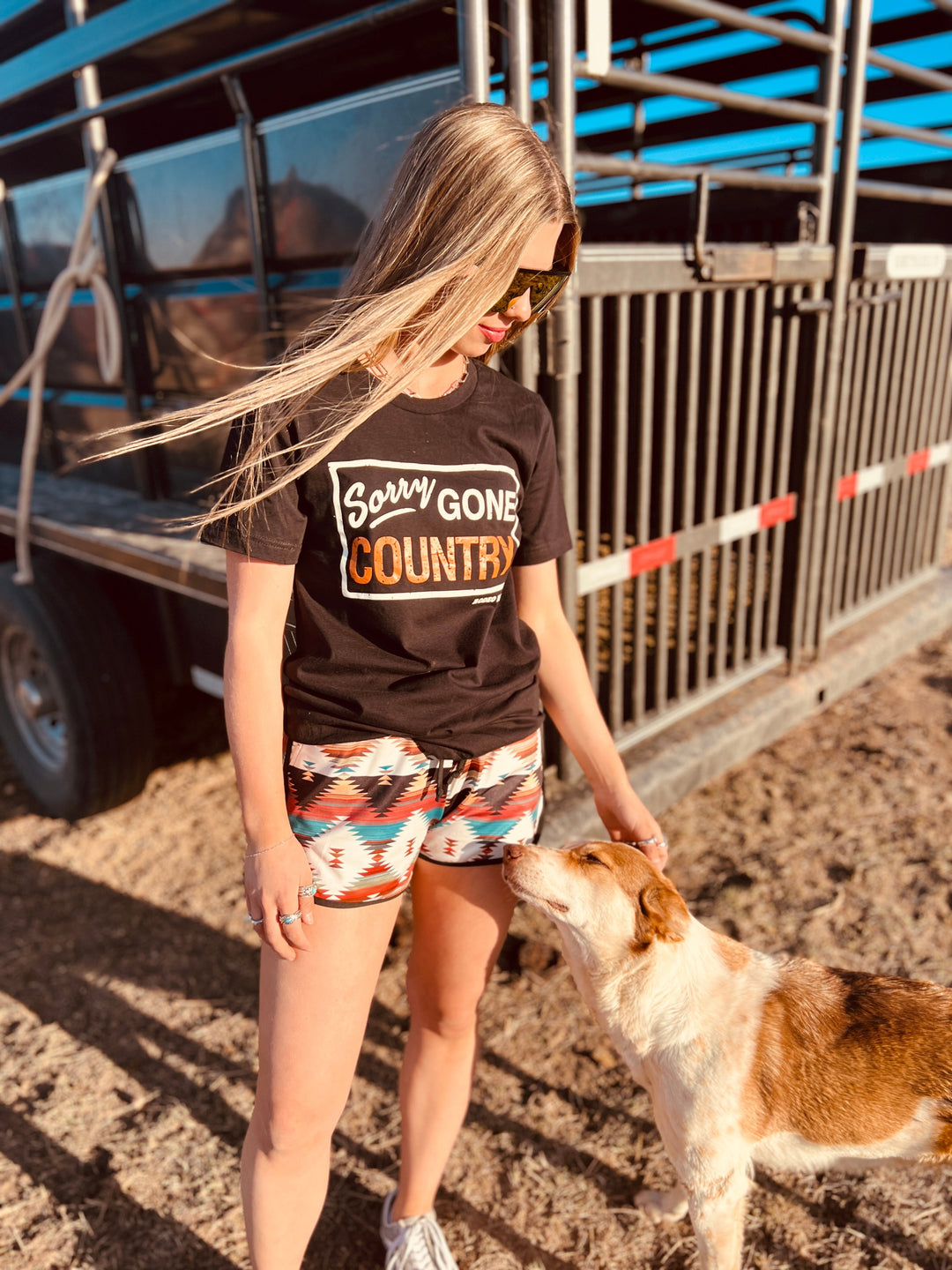 Sorry Gone Country Tee | gussieduponline
