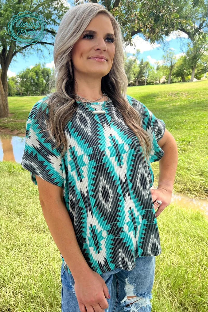 Sterling Kreek Aztec Everest Top | gussieduponline