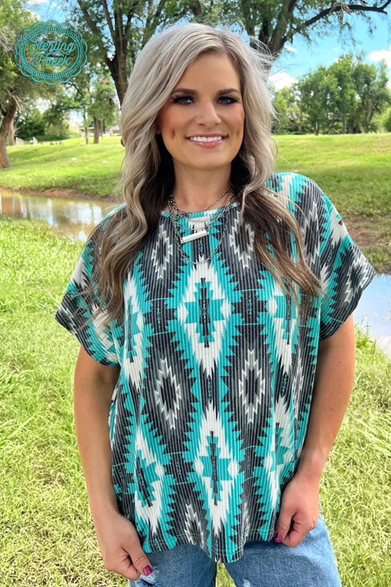 Sterling Kreek Aztec Everest Top | gussieduponline