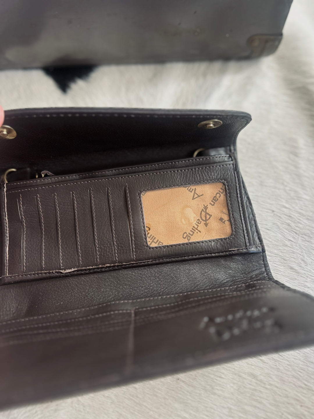 American Darling Daytona Floral Tooled Wallet Crossbody