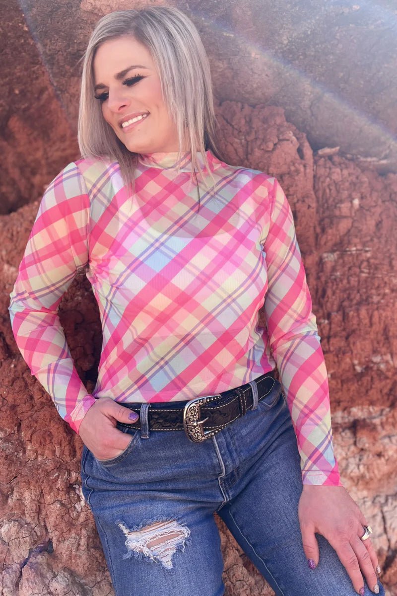 April Showers Mesh Top | gussieduponline