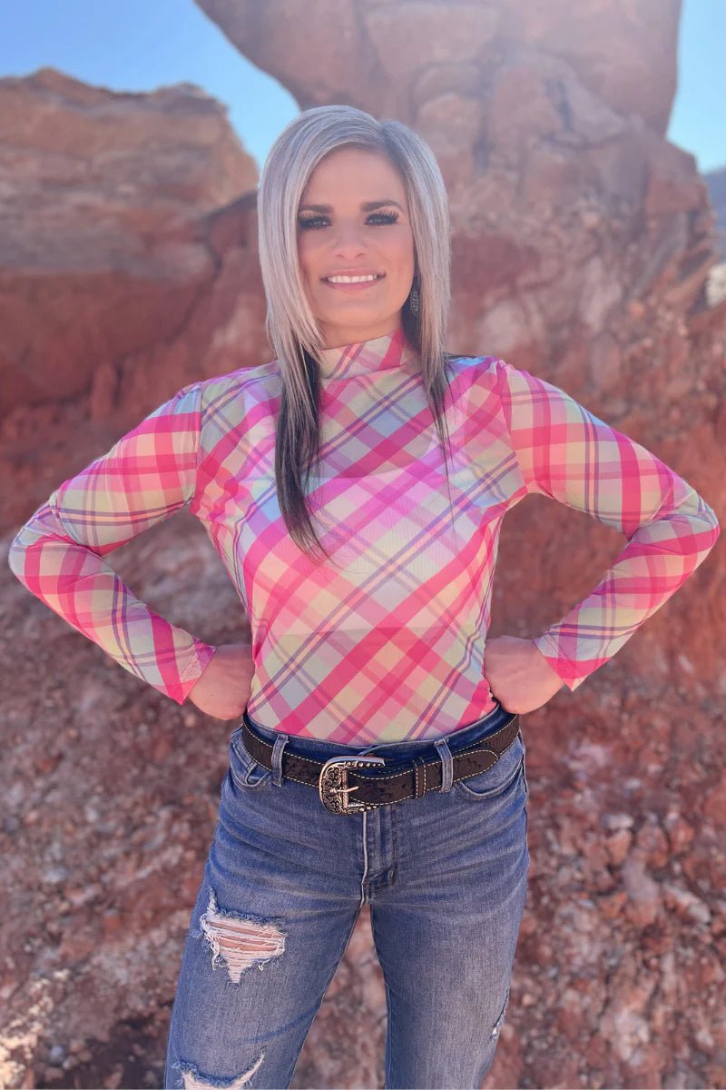 April Showers Mesh Top | gussieduponline