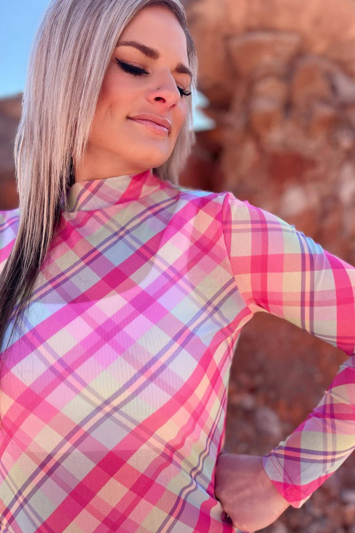 April Showers Mesh Top | gussieduponline