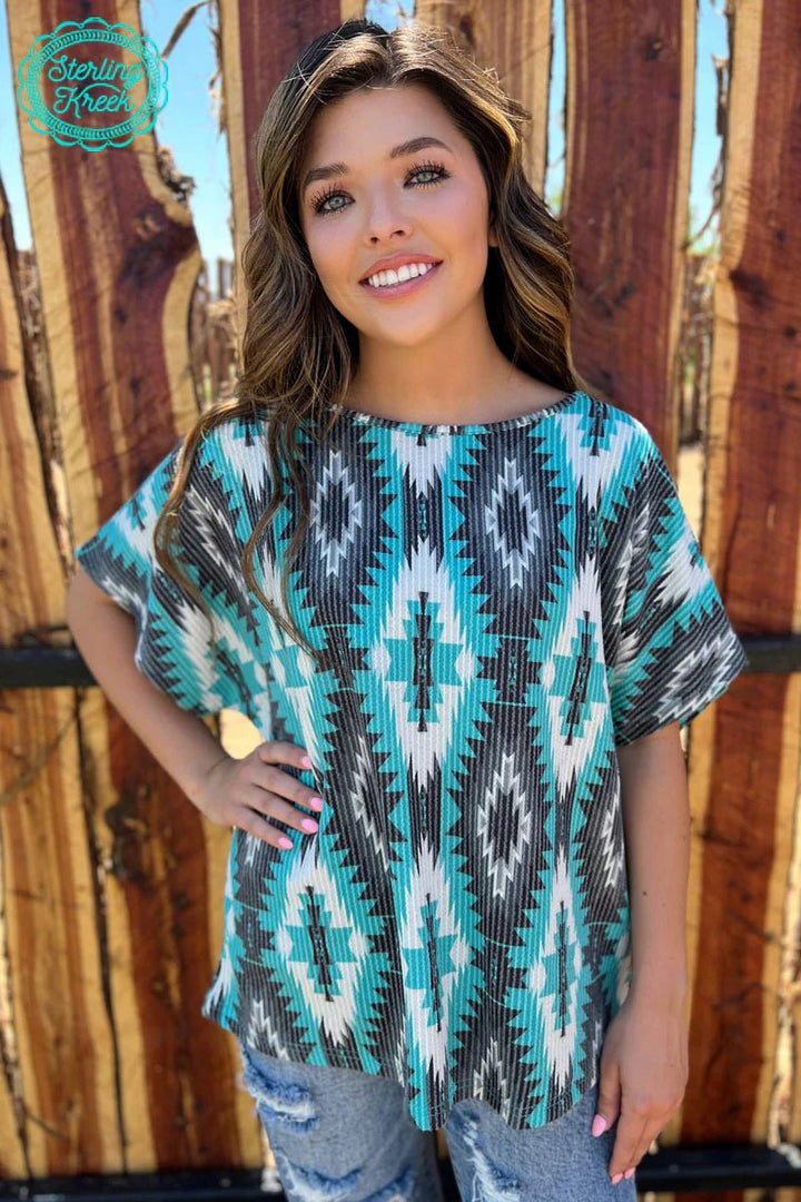 Sterling Kreek Aztec Everest Top | gussieduponline