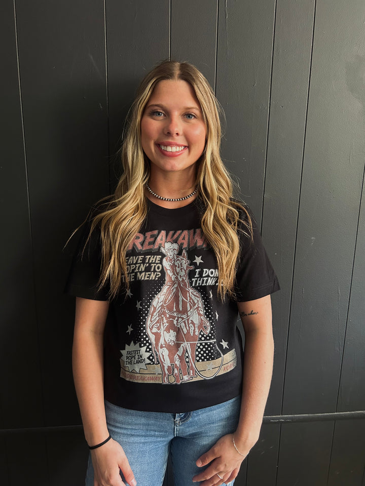 Black I Don't Think So Tee