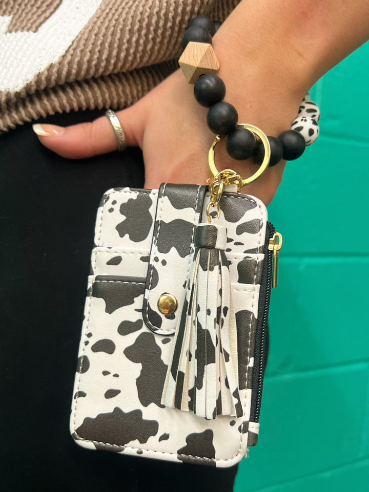 Bracelet Card Holder Wristlet Keychain - 8 Colors Available | gussieduponline