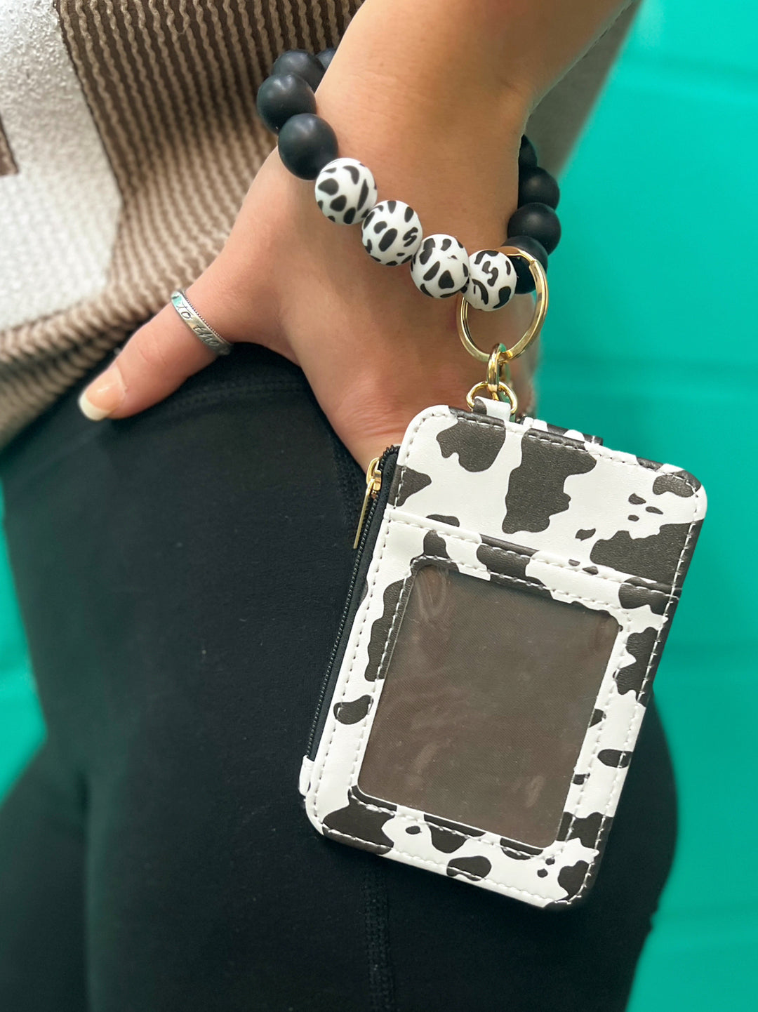 Bracelet Card Holder Wristlet Keychain - 8 Colors Available | gussieduponline