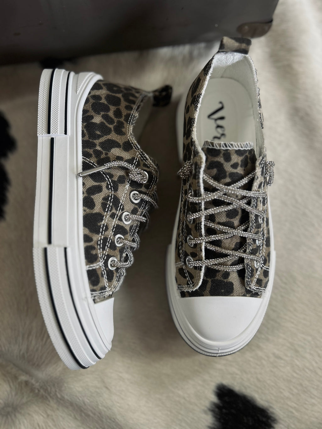 Can I Get An Aman Tan Leopard Sneakers