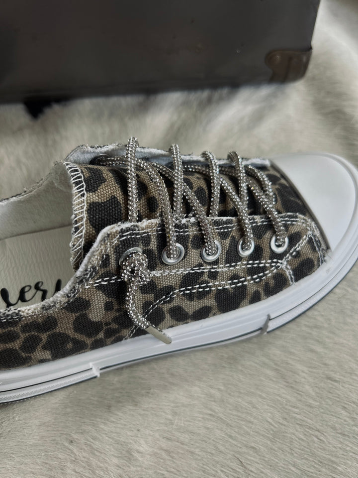 Can I Get An Aman Tan Leopard Sneakers
