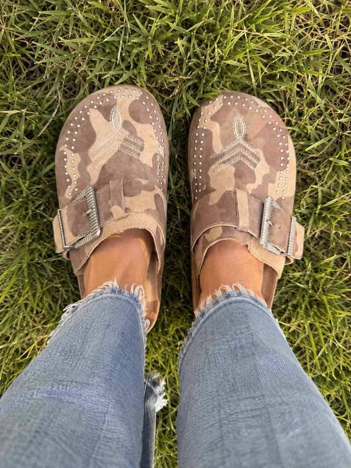 Josephine Camo Clogs