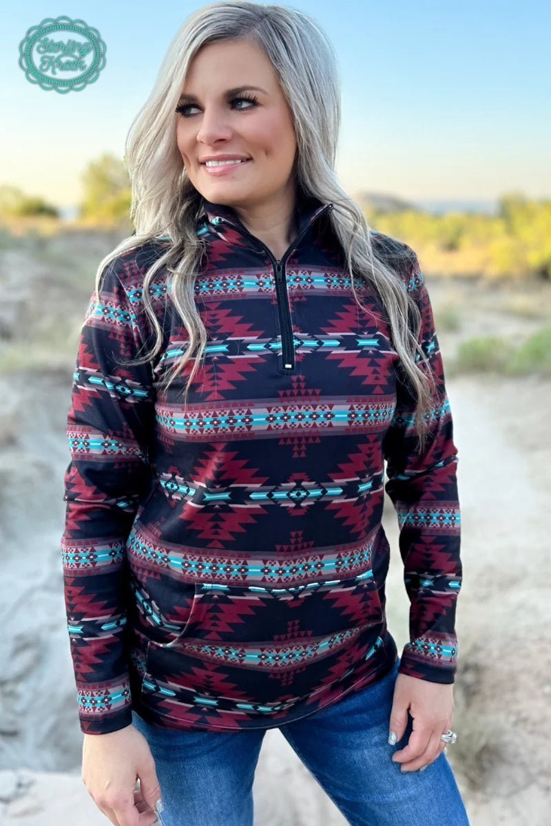 Sterling Kreek The Crimson Valley Pullover | gussieduponline