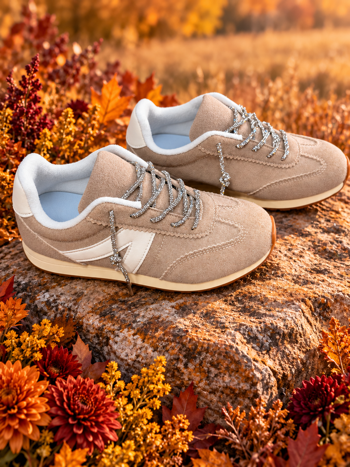 Justine Taupe Sneakers