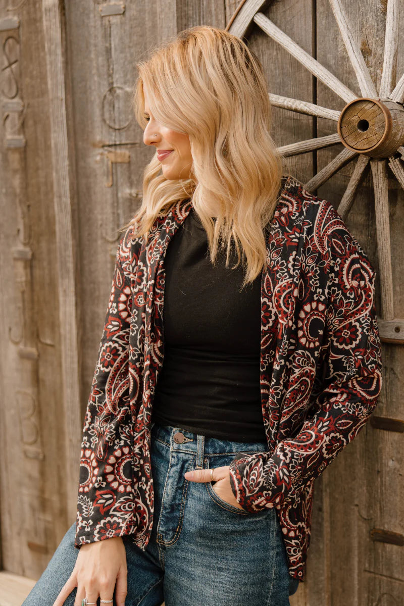Sterling Kreek Desert Dahlia Cardigan