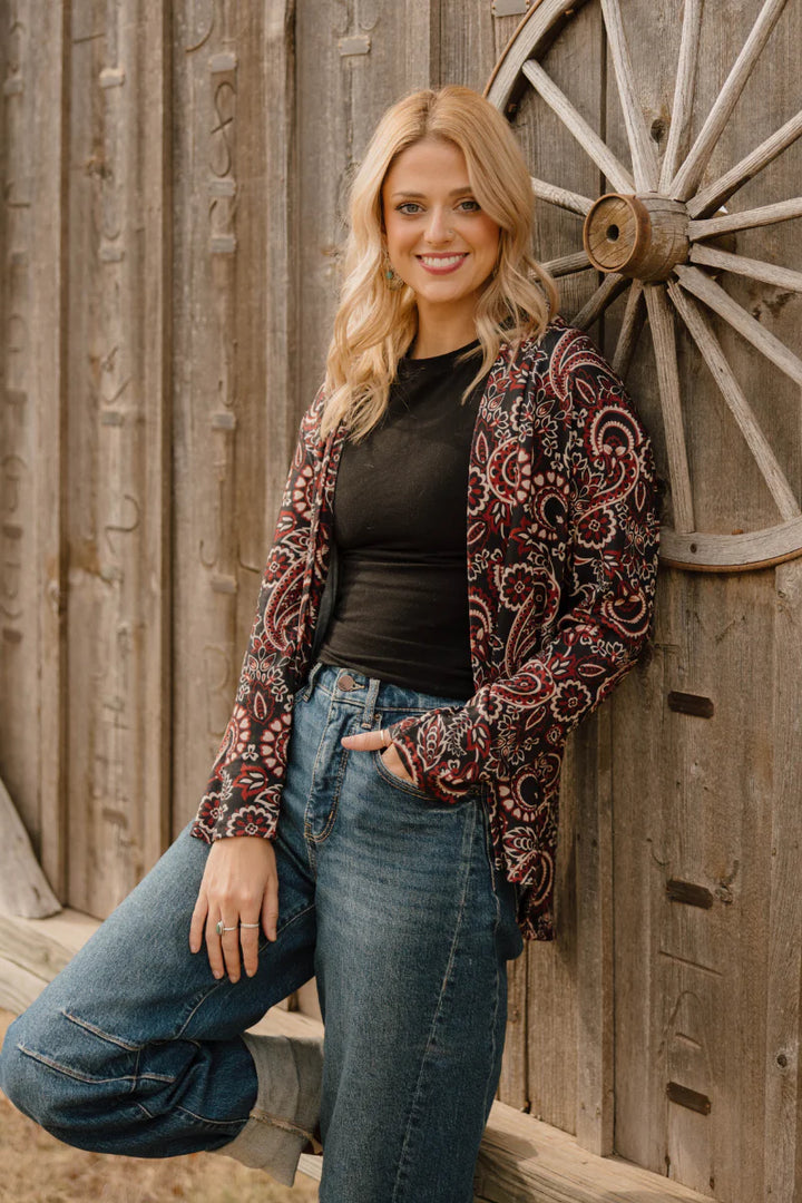 Sterling Kreek Desert Dahlia Cardigan