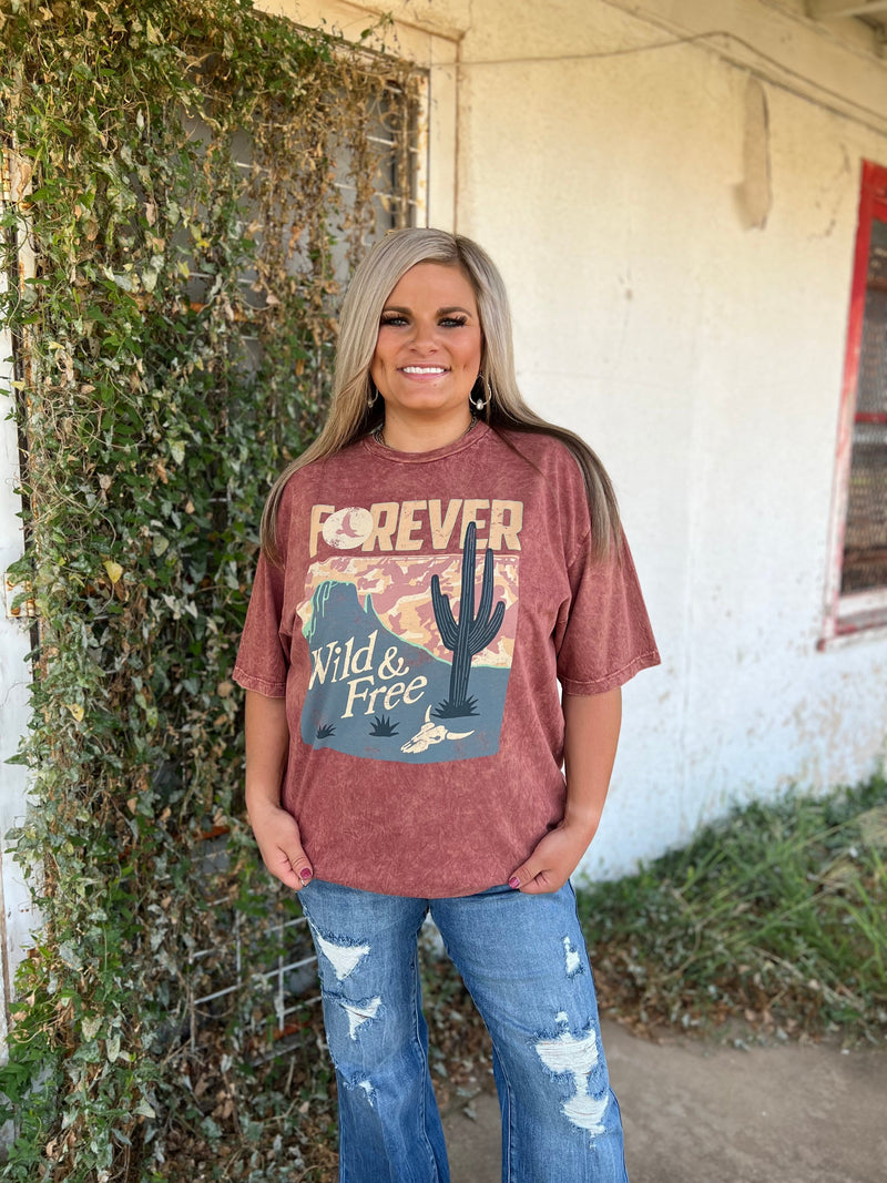 Plus Forever Wild And Free Tee